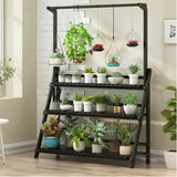 Garden Wooden Plant flower Stand Planter Shelf - 3 Tier