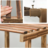 Outdoor Garden Plant Stand Shelving Flower Pot Organizer