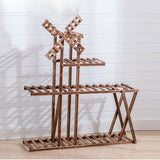 Plant Stand Garden Planter Flower Pots Stand - Wooden