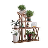 Plant Stand Garden Planter Flower Pots Stand - Wooden