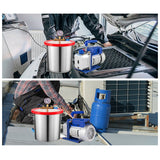 Vacuum Chamber Condition Gauges Pump Degassing Tools - 3 Gallon