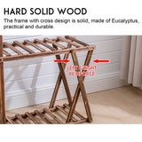Wooden Plant Stand Garden Planter Flower Pots Stand Shelf Indoor Outdoor â™?
