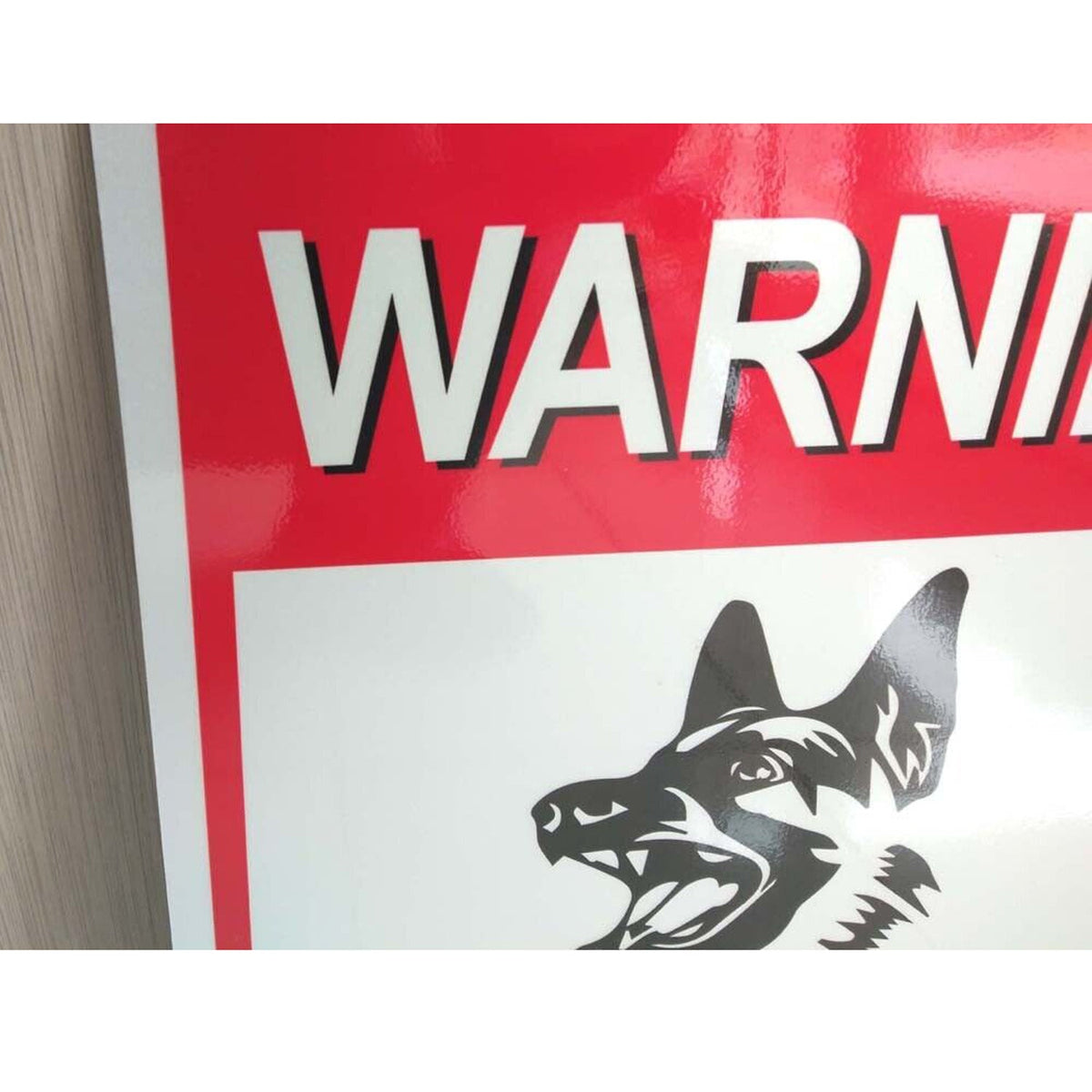Metal Guard Dog Warning Sign – New Vivid