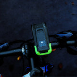 Rechargeable LED Bike Cycling Front Lamp Horn