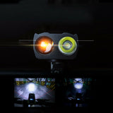 Rechargeable LED Bike Cycling Front Lamp Horn