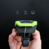 Rechargeable LED Bike Cycling Front Lamp Horn