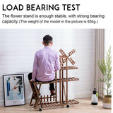 Wooden Plant Stand Garden Planter Flower Pots Stand Shelf Indoor Outdoor â™?